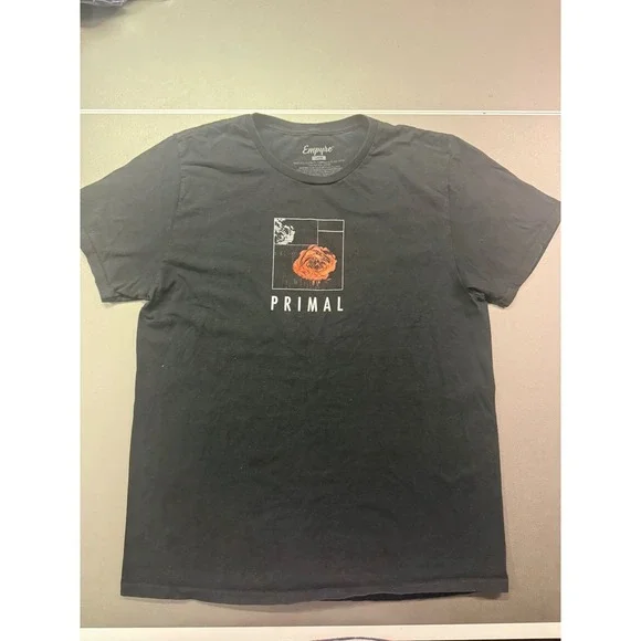 Empyre Primal Black Rose‎ Graphic T Shirt Large grunge goth vintage casual - Picture 1 of 5